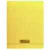 Cahier polypro jaune CALLIGRAPHE 17x22 60p Grands carreaux séyès 90g