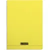 Calligraphe 18334C Un Cahier Agrafé Jaune (une Marque de Clairefontaine) - A4 21x29,7 cm - 96 Pages Petits Carreaux - Papier Blanc 90 g - Couverture Polypro Transparent