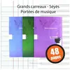 Clairefontaine CALLIGRAPHE Lot de 12 Cahiers musique et chant 21x29,7 48p séyès/portées 70g