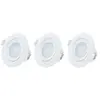 GEFOM Lot de 3 spots leds intégrées orientables 3x5W