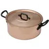 BAUMALU Faitout + couvercle cuivre - 24 cm