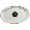 Couvercle universel en inox - BAUMALU - 28/30/32 cm - Acier inoxydable