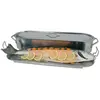 Baumalu - Saumonière avec grille à induction grise - 67.5x19.5x14 cm T.U