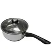 Casserole inox avec couvercle en verre 18 cm Baumalu
