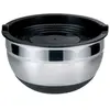 Bol pâtissier inox avec couvercle 26 cm - Baumalu - Argent - Inox
