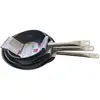 BAUMALU Lot De 3 Poeles - - Gastronomie - 20 / 24 / 28 Cm - Acier Inoxydable