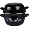 Marmite à moules 18cm noire Baumalu 312852