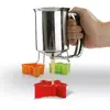 Entonnoir BAUMALU a piston en inox 10 cm x 15 cm