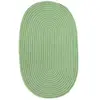 THEDECOFACTORY TAMTAM - Tapis en coton effet cordage vert basilic 50x80
