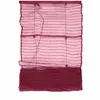 THEDECOFACTORY Voilage - SHAMMY - 60 x 170 cm - Fuchsia/Orange - Effet soie - Ruban fronceur