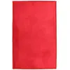 The Deco Factory Tapis Extra-Doux Effet Velour, 90cm x 60cm, Rouge