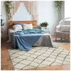 THE DECO FACTORY Tapis Berbère Losange - 190 x 290 cm - Naturel