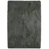 The Deco Factory Tapis lavable à base fine et souple extra doux gris foncé 190x290