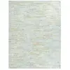 CUIR LINES GOLD - Tapis en cuir naturel recyclé or 190x290