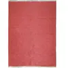The Deco Factory Tapis en jute et coton avec franges terra cotta 160x230
