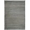 THEDECOFACTORY Tapis en laine, jute et coton tresse gris 160x230 160 x 230 cm