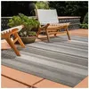 THEDECOFACTORY LAGUNA BAY - Tapis d'extérieur/intérieur motifs lignes beige 160x230