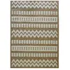 THEDECOFACTORY Jute relief mex - Tapis effet jute à motif géométrique en relief blanc 160x230