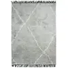 The Deco Factory Tapis tout doux lignes beige et gris clair 160x230