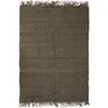 THE DECO FACTORY Tapis en jute Kala - 160 x 230 cm - Noir