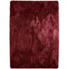 THE DECO FACTORY Tapis lavable à base fine et souple extra doux rouge bourgogne 160x230