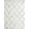 THE DECO FACTORY COTTON BERBERE Tapis de salon - 160 x 230 cm - 100 % coton - Ecru naturel - Motif losange