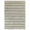THEDECOFACTORY Tapis 100% coton bande ethno blanc-sable 160x230 160 x 230 cm