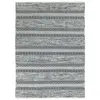 The Deco Factory Tapis Bande Ethno, 160cm x 230cm, Blanc/Noir