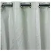 MonbeauRideau Rideau tamisant en coton, lin et lurex - COMETE - Blanc - 140 x 250 cm
