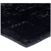 Thedecofactory - viking - Tapis à poils longs effet soyeux noir 190x200