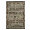 The Deco Factory MARRAKECH VINTAGE - Tapis motifs lignes orientaux marron 133x190