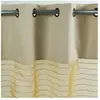 Thedecofactory SHAMLYNE - Voilage effet soie avec du coton et jute safran 110x250