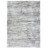 THEDECOFACTORY VESTALE LINES - Tapis extra-doux motif lignes gris crème 120 x 170 cm Beige