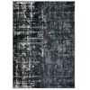 The Deco Factory STELLE - Tapis effet patiné vintage gris/noir 120 x 170 cm