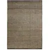The Deco Factory Tapis tissé en jute et coton noir et naturel 120x170 120 x 170 cm