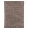 Thedecofactory - santal - Tapis aspect velours taupe 120x170