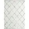 THE DECO FACTORY Tapis berbère en coton motifs losanges écru naturel 120x170