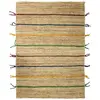 THEDECOFACTORY Color jute - Tapis en jute avec tresses en laine multicolores 120x170