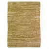 THE DECO FACTORY Tapis en cuir tressé ocre 120x170 120 x 170 cm