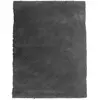 Tapis extra-doux toucher laineux gris foncé 120x170