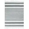 THEDECOFACTORY Tapis 100% coton lignes gris-blanc 120x170 120 x 170 cm