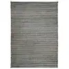 THEDECOFACTORY CARAVELLE - Tapis en laine, jute et coton tresse 120 x 170 cm Gris