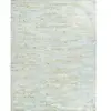CUIR LINES GOLD - Tapis en cuir naturel recyclé or 120x170