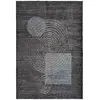 The Deco Factory RECYCLE SPHERE - Tapis recyclé motif sphère gris bleu 120X170