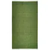 The Deco Factory Tapis en jute et coton avec franges vert foncé 80x150