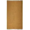 The Deco Factory Tapis en jute et coton avec franges ocre 80x150