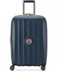 Valise Delsey Paris St. Tropez Extensible 69L bleu foncé marron