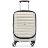Valise cabine rigide - DELSEY PARIS - Shadow 5.0 - 55x35x25 cm - 36 L - Ivoire