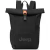 Jeep JS016D - Sac A Dos Souple 40 cm x 36 cm x 15 cm cm - 22 L - XS - Noir