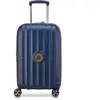 Valise Delsey Carrousel 2.0 4DW55 Bleu 55x35x25/28 cm 00209780102